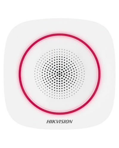 DS-PS1-II-WE(RU) Red Indicator. Оповещатель свето-звуковой радиоканальный. AX PRO Hikvision в Воронеже