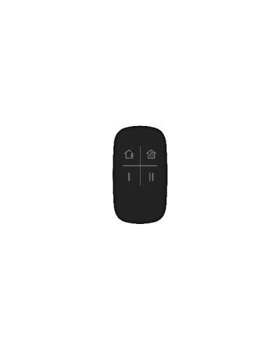 DS-PKF1-WE (цв. черный). Брелок 4-х кнопочный с обратной связью. AX PRO Hikvision в Воронеже