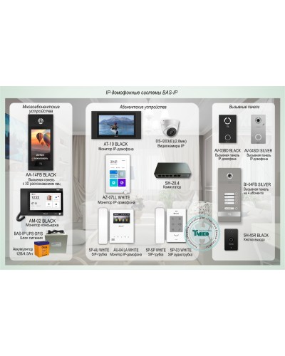 ДМФ-004. IP-домофонные системы BAS-IP. BAS-IP в Воронеже