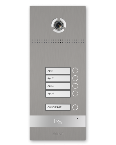 BI-04FB SILVER. Вызывная панель IP-домофона. BAS-IP в Воронеже