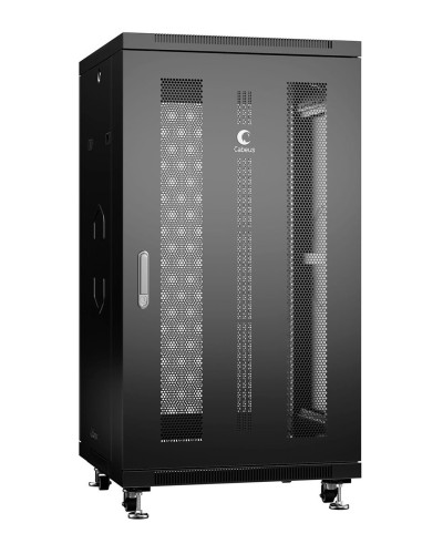ND-05C-22U60/80-BK (8563c). Шкаф телекоммуникационный 19 напольный 22U. CABEUS в Воронеже