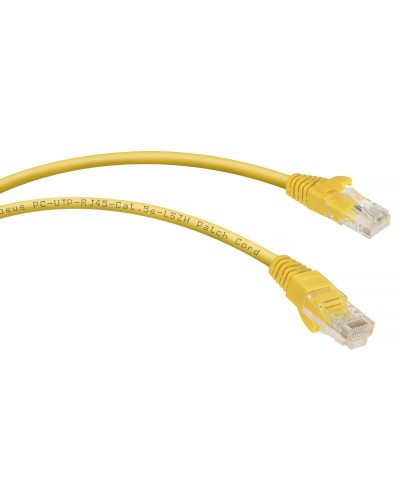 PC-UTP-RJ45-Cat.5e-2m-YL-LSZH (9499c), желтый. Патч-корд медный. CABEUS в Воронеже