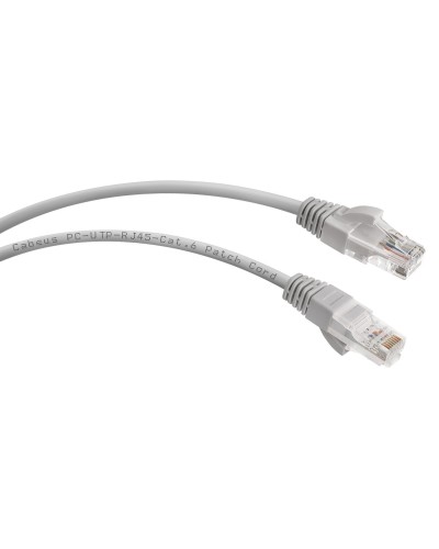 PC-UTP-RJ45-Cat.6-0.5m (7266c), серый. Патч-корд медный. CABEUS в Воронеже
