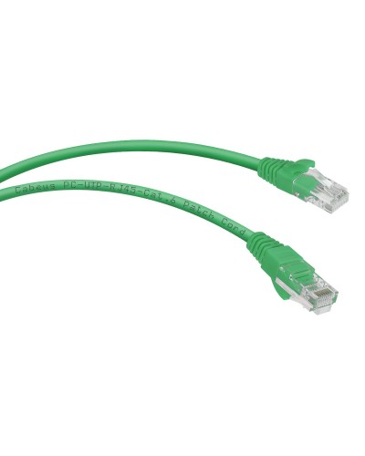 PC-UTP-RJ45-Cat.6-0.3m-GN (8682c), зелёный. Патч-корд медный. CABEUS в Воронеже