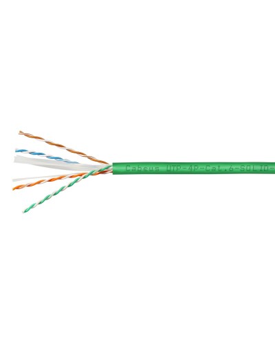 UTP-4P-Cat.6-SOLID-LSLTx-GN-100 (11139c-5). Кабель «витая пара» (LAN) для структурированных систем связи. CABEUS в Воронеже
