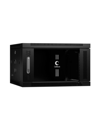 SH-05F-6U60/45-BK (8598c). Шкаф телекоммуникационный 19 настенный 6U. CABEUS в Воронеже