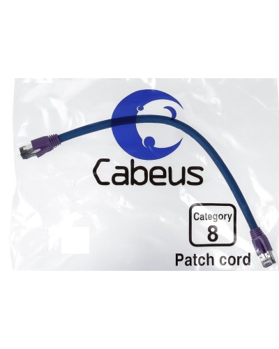 PC-SSTP-RJ45-Cat.8-5m-LSZH (9705c), серый. Патч-корд медный. CABEUS в Воронеже