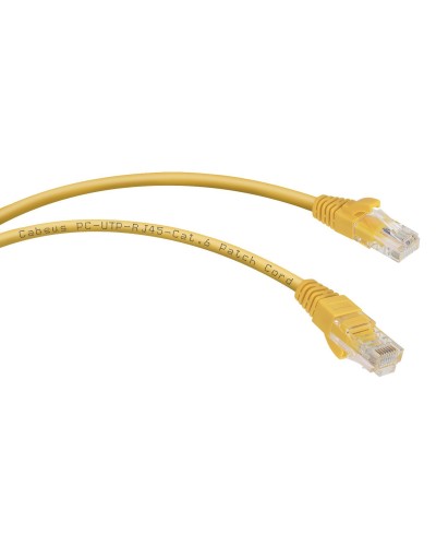 PC-UTP-RJ45-Cat.6-3m-YL (8708c), желтый. Патч-корд медный. CABEUS в Воронеже