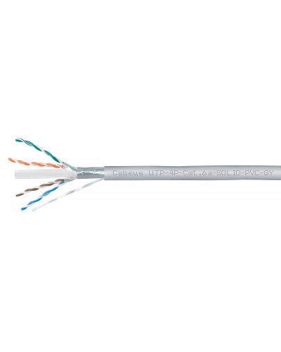 UTP-4P-Cat.6a-SOLID-PVC-GY (11373c). Кабель «витая пара» (LAN) для структурированных систем связи. CABEUS в Воронеже