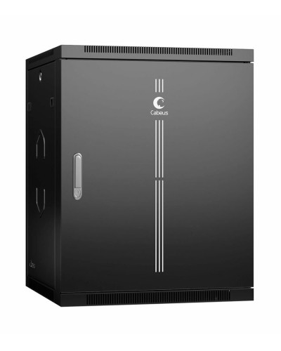 SH-05F-15U60/35m-R-BK (10759c). Шкаф телекоммуникационный 19 настенный 15U. CABEUS в Воронеже