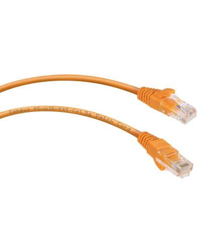 PC-UTP-RJ45-Cat.5e-2m-OR-LSZH (9523c), оранжевый. Патч-корд медный. CABEUS в Воронеже