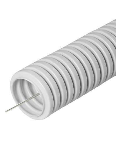 FCPL-50-PVC-015-1-GY (11232c): Труба гофрированная гибкая, лёгкая с протяжкой в Воронеже