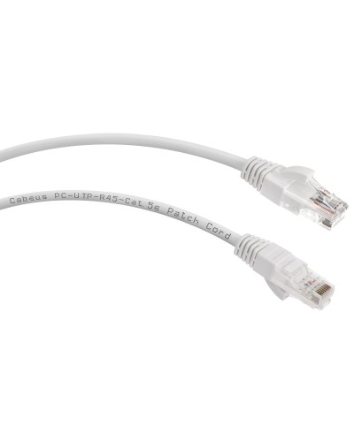PC-UTP-RJ45-Cat.6-3m-LSZH (8880c), серый. Патч-корд медный. CABEUS в Воронеже