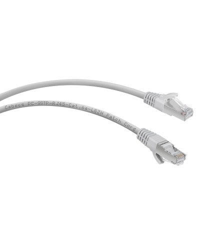 PC-SSTP-RJ45-Cat.6a-1m-LSZH (7901c), серый. Патч-корд медный. CABEUS в Воронеже