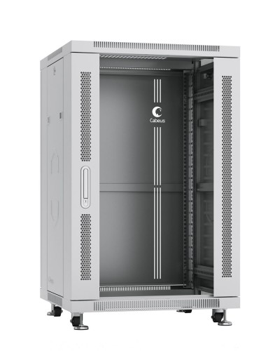 SH-05C-18U60/60 (7043c). Шкаф телекоммуникационный 19 напольный 18U. CABEUS в Воронеже