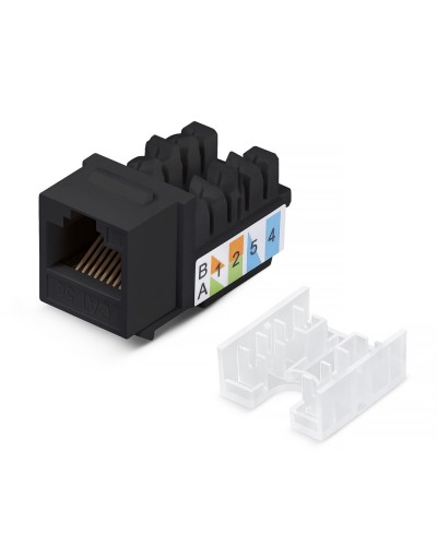 KJ-RJ45-Cat.5e-90-SW-BK (10101c): Вставка Keystone Jack RJ-47 в Воронеже