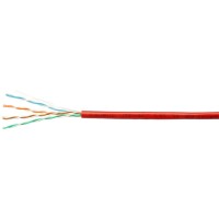 UTP-4P-Cat.5e-SOLID-RD-100 (7249c-5). Кабель «витая пара» (LAN) для структурированных систем связи. CABEUS