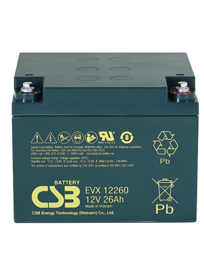 CSB EVX 12260. Аккумулятор герметичный свинцово-кислотный. CSB в Воронеже