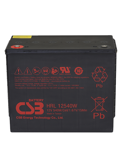 CSB HRL 12540W FR. Аккумулятор герметичный свинцово-кислотный. CSB в Воронеже