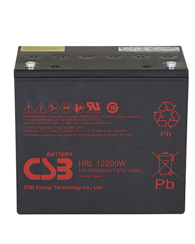 CSB HRL 12200W FR. Аккумулятор герметичный свинцово-кислотный. CSB в Воронеже