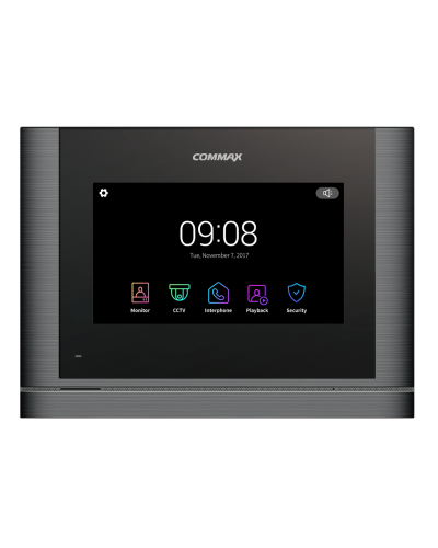 CDV-704MF (темное серебро) Black Smog. Монитор видеодомофона цветной. Commax в Воронеже
