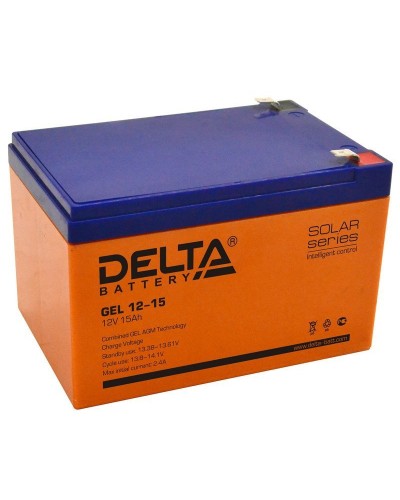 Delta GEL 12-15. Аккумулятор герметичный свинцово-кислотный. Delta в Воронеже