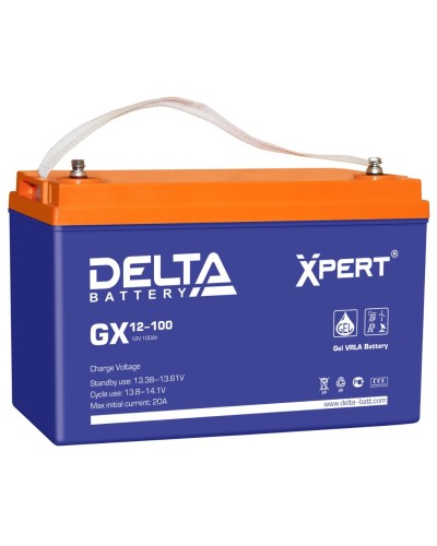 Delta GX 12-100. Аккумулятор герметичный свинцово-кислотный. Delta в Воронеже