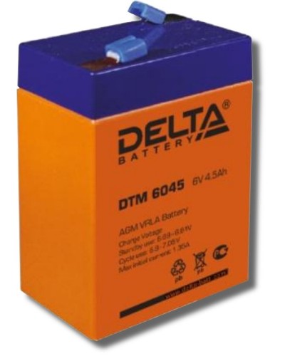 Delta DTM 6045. Аккумулятор герметичный свинцово-кислотный. Delta в Воронеже