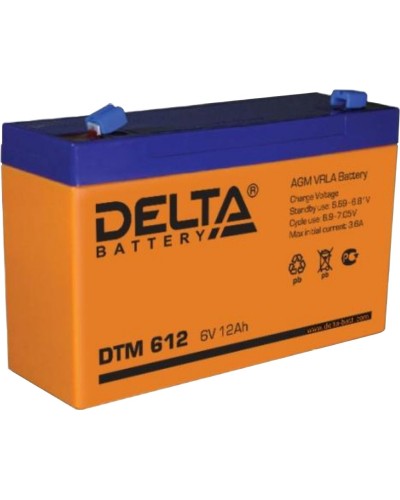 Delta DTM 612. Аккумулятор герметичный свинцово-кислотный. Delta в Воронеже