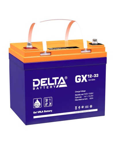 Delta GX 12-33. Аккумулятор герметичный свинцово-кислотный. Delta в Воронеже