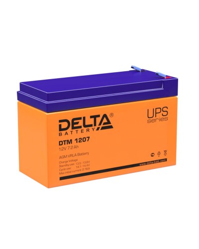 Delta DTM 1207. Аккумулятор герметичный свинцово-кислотный. Delta в Воронеже