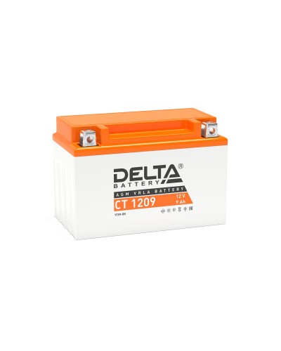 Delta CT 1209. Аккумулятор герметичный свинцово-кислотный стартерный. Delta в Воронеже