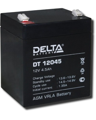 Delta DT 12045. Аккумулятор герметичный свинцово-кислотный. Delta в Воронеже