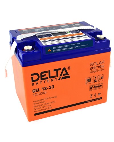 Delta GEL 12-33. Аккумулятор герметичный свинцово-кислотный. Delta в Воронеже