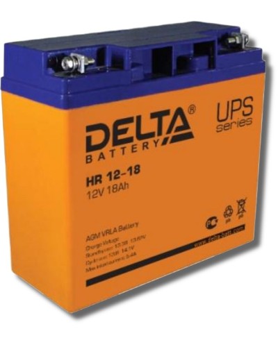 Delta HR 12-18. Аккумулятор герметичный свинцово-кислотный. Delta в Воронеже