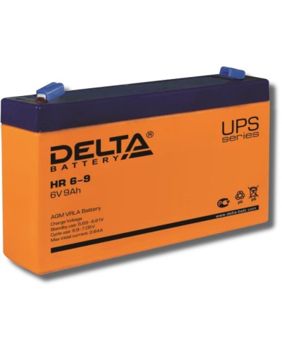 Delta HR 6-9. Аккумулятор герметичный свинцово-кислотный. Delta в Воронеже