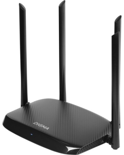 DWR-AC1202 AC1200 10/100/1000BASE-TX черный. Роутер беспроводной. Digma в Воронеже