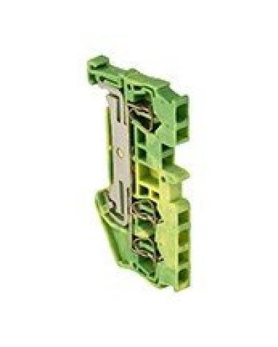 JXB-ST-2.5 3-проводная, земля, желто-зеленная (plc-jxb-st-2.5-3-pen). Колодка клеммная пружинная. EKF в Воронеже