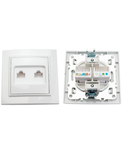 Минск Розетка RJ-45+Phone СП (ERK00-135-10). Розетка RJ-45+Phone СП. EKF в Воронеже