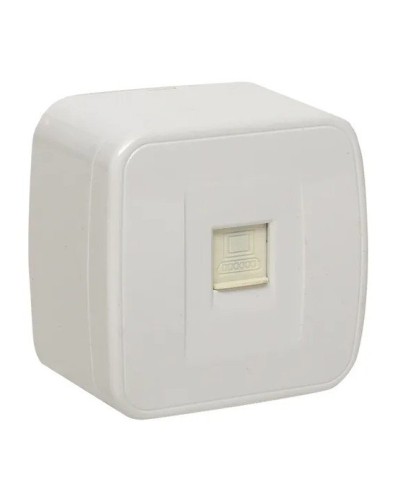 Минск Розетка RJ-45 1-местная ОП 1А (EGK01-035-10). Розетка RJ-45 1-местная ОП 1А. EKF в Воронеже