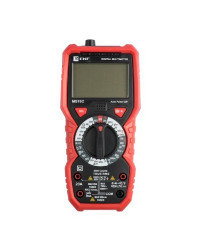 Мультиметр цифровой MS18C Expert (In-180701-pm18C). Мультиметр цифровой. EKF в Воронеже