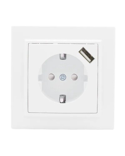 Минск Розетка 1-местная СП с/з 16А (ERR16-028-100-USB). Розетка 1-местная СП с/з 16А. EKF в Воронеже