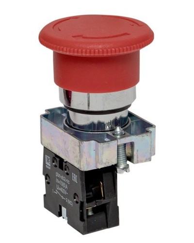 BS542 поворотная красная грибок NC (xb2-bs542). Кнопка поворотная красная грибок. EKF в Воронеже