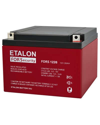 ETALON FORS 1226. Аккумулятор герметичный свинцово-кислотный. ETALON в Воронеже