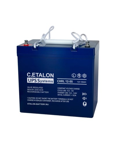 C.ETALON CHRL 12-55. Аккумулятор герметичный свинцово-кислотный. ETALON в Воронеже