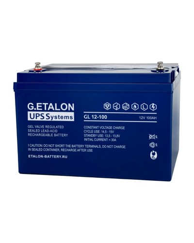 G.ETALON GL 12-100. Аккумулятор герметичный свинцово-кислотный. ETALON в Воронеже