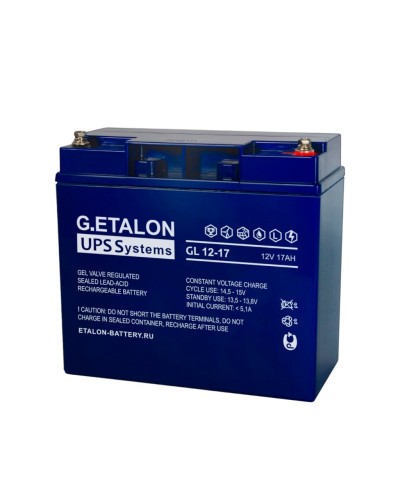 G.ETALON GL 12-17. Аккумулятор герметичный свинцово-кислотный. ETALON в Воронеже