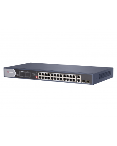 DS-3E0528HP-E. Коммутатор с питанием POE. Hikvision в Воронеже