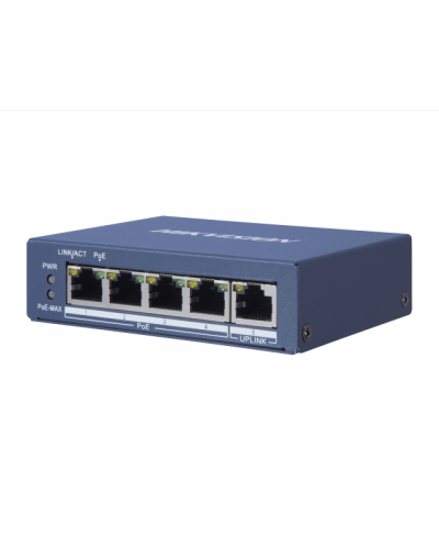 DS-3E0505P-E/M. Коммутатор с питанием POE. Hikvision в Воронеже