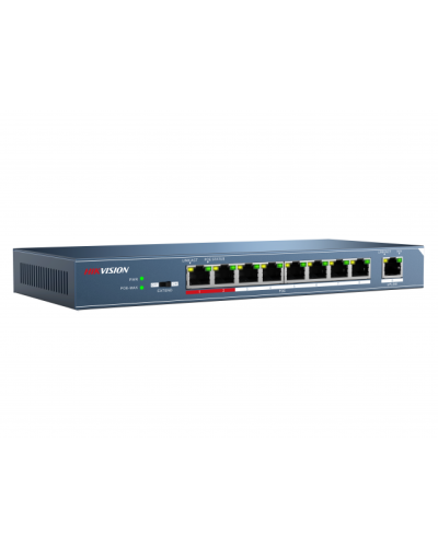 DS-3E0109P-E/M(B). Коммутатор с питанием POE. Hikvision в Воронеже